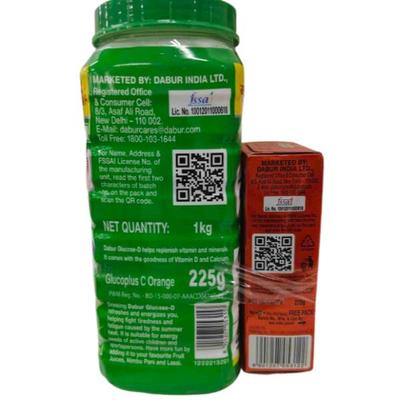 Dabur Glucose-D Energy Boost 1 kg (With Free Gluco Plus C Powder Orange Flavour 225g ) 1 kg - Health Products