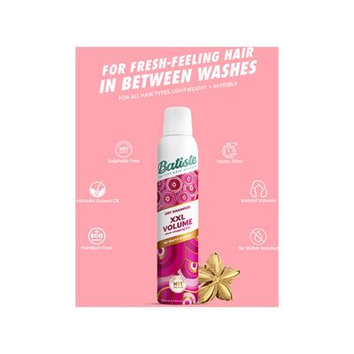 Batiste Instant Hair Refresh Dry Shampoo For All Hair Types, Waterless Shampoo 200 ml - Dry Shampoos & Conditioners