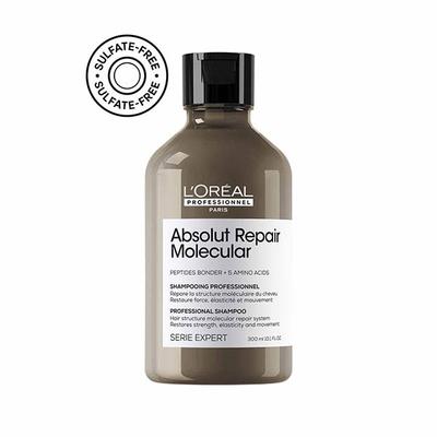 L'Oreal Professionnel Absolut Repair Molecular Sulfate-Free Deep Repairing Shampoo for Damaged Hair 300 ml - Shampoos