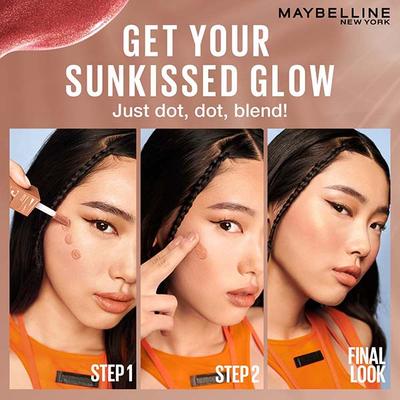 Maybelline New York Sunkisser Highlighter + Blush, Shades On 1's - Blushes