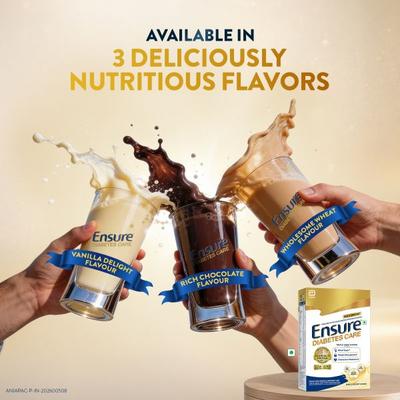 Ensure Diabetes Care Powder - Vanilla Flavour 200 gm (Refill Pack) - Diabetes (Fitness)
