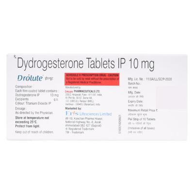 DROLUTE Tablet 10's - Hormonal Therapy-Oes