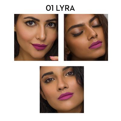 SUGAR Cosmetics Mettle Liquid Lipstick - 01 Lyra (Cool Toned Plum) 7 gm - Liquid Lipsticks