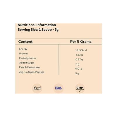 INJA Veg Collagen Powder - Natural Flavour 150 g - Hair & Skin