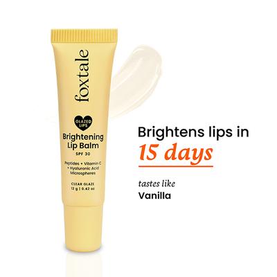 Foxtale Glazed Lips Brightening Lip Balm - Clear Glaze 12 g - Lip Balms