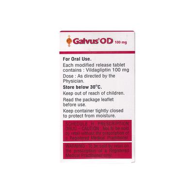 GALVUS OD 100mg Tablet 90's - Diabetes-Ant