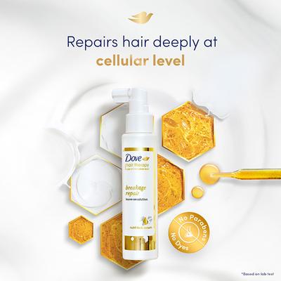 Dove Hair Therapy Breakage Repair Leave-On Solution, No Parabens & Dyes 100 ml - Conditioners