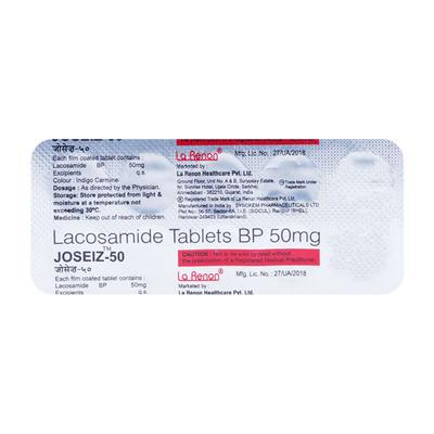 Joseiz 50mg Tablet 10'S - Epilepsy/Convulsion-Ant