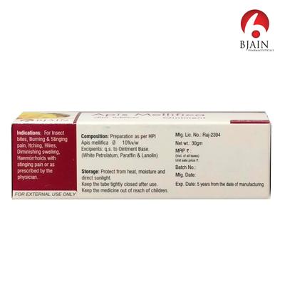 Bjain Apis Mellifica Ointment 30 gm - Personal Care(Homeopathy)