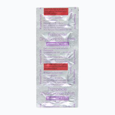 Pramipex 0.125mg Tablet 10'S - Parkinsonism-Apd