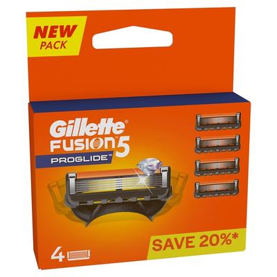 Gillette Fusion 5 Proglide Cartridges 4's - Razors & Cartridges