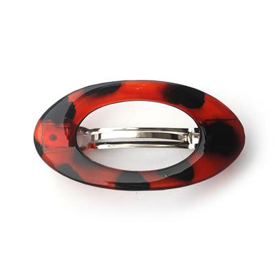 Basicare Hair Clip Oval,Shell 8Cm 1's - Hair Clips/Bands
