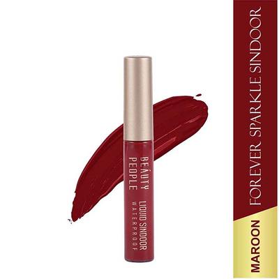 Beauty People Forever Sparkle Sindoor with Saffron And Sandalwood Maroon 12 ml - Sindoor