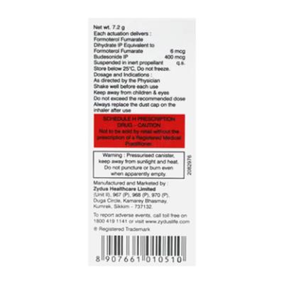 FORMOST 200 CFC FREE WITH DOSE COUNTER 120md Inhaler 7.4g - Asthma/COPD-Ast