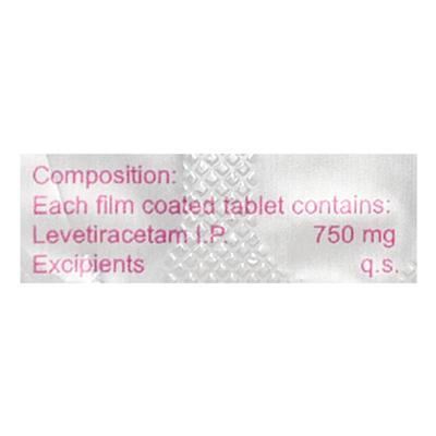 Keppra 750mg Tablet 10'S - Epilepsy/Convulsion-Ant