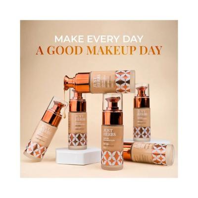 Just Herbs Serum Foundation Dewy Finish Spf 30+ Rosehip + Ricestarch, 02 Porcelain 30ml - Foundation