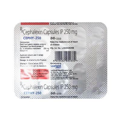 CEPHY 250 Capsule 10's - Bacterial Infections-Cep