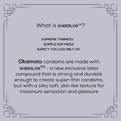 Okamoto 003 Platinum Condoms 10's - Plain/Flavoured Condoms