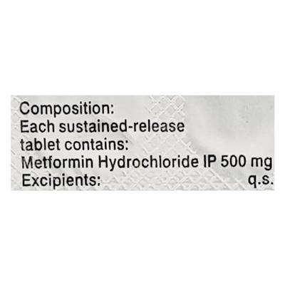 Bigomet SR 500 Tablet 10'S - Diabetes-Ant