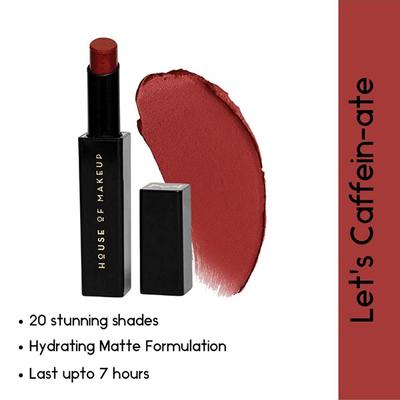 House Of Makeup Good On You Hydra Matte Lipstick - Let's Caffein-ate 3.5 gm - Lipsticks