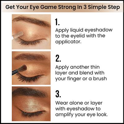 Insight Cosmetics Liquid Eyeshadow - Golden Cluster 3 gm - Eyeshadow, Bases & Primers