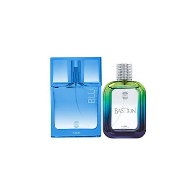 Ajmal Blu Femme EDP Floral Woody Perfume And Bastion EDP Woody Aromatic Perfume 150 ml - Perfumes (Edt/Edp)