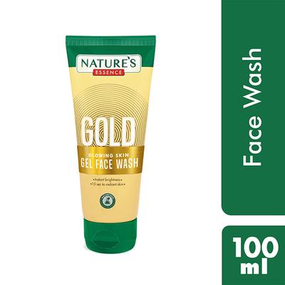 Nature's Essence Gold Glowing Skin Gel Face Wash 100 ml - Face Wash & Cleansers