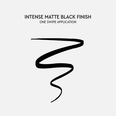 KIRO Liquid Pen Eyeliner Waterproof Soft - Matte Eyeliner Carbon Black 01 1.1 ml - Eyeliners