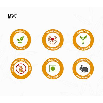 Love Earth Organic Eyelash Growth Serum Enriched With Pure Organic & Natural Essential Oils 5 ml - Eyelashes