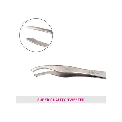 Vega Tweezer - Slant Tip, Silver, (VC2TW-03) 2's - Tweezers