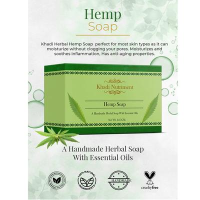 Nutriment, Khadi Nutriment Hemp Soap 125 gm - Soaps