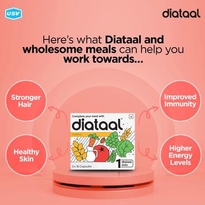 Diataal Nutripop Multivitamin Capsule (Pack of 3 x 15's) - Multi-Vitamins