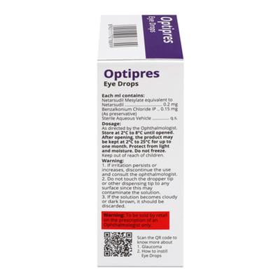 OPTIPRES Eye Drops 2.5ml - Glaucoma-Ant