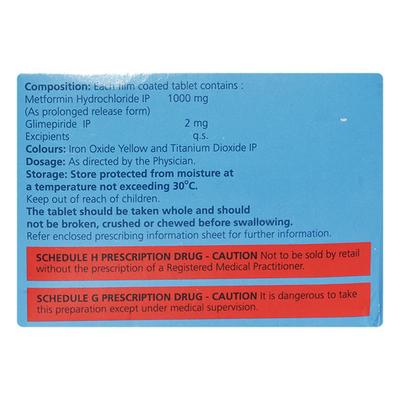 Blisto 2Mf Tablet 10'S - Diabetes-Ant