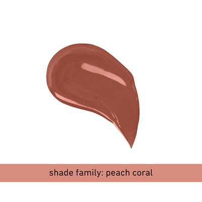 Plum Glassy Glaze Lip Lacquer 3-In-1 Lipstick + Lip Balm + Gloss 02 Coral The Shots 4.5 ml - Liquid Lipsticks