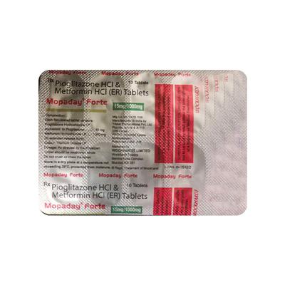 MOPADAY FORTE Tablet 10's - Diabetes-Ant