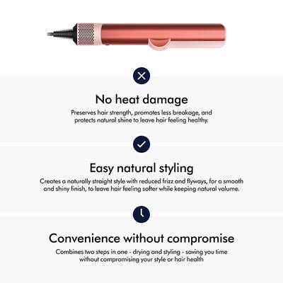 Dyson Airstrait Strawberry Bronze and Blush Pink 1's - Straighteners