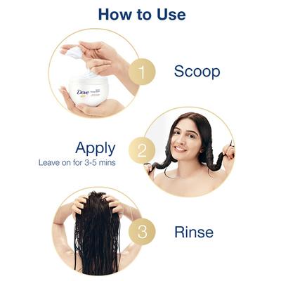 Dove Intense Damage Repair Hair Mask 300 ml - Shampoos