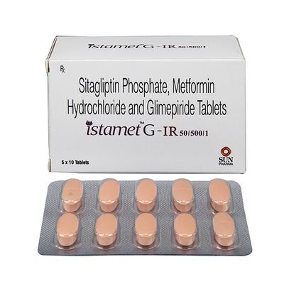ISTAMET G IR 50/500/1 Tablet 10's - Diabetes-Ant