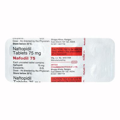 Nafodil 75mg Tablet 10'S - Bladder And Prostate Disorders-Dru
