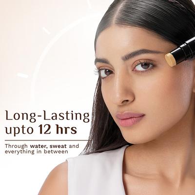 Pilgrim Deep Mocha Foundation Stick, Dream Matte, Lightweight, Full Coverage with Vitamin C 10 gm - Foundation