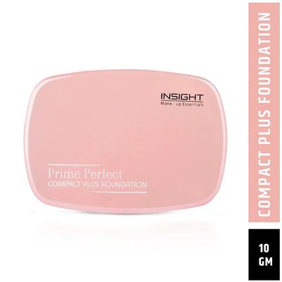 Insight Cosmetics Prime Perfect Compact Plus Foundation - MNY18 Enriched with Vitamin E 10gm - Compact Powder