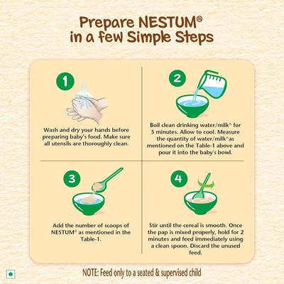 Nestle Nestum Stage 1 (6-24 Months) Powder 300 gm - Rice (Refill Pack) - Baby And Infant Supplements
