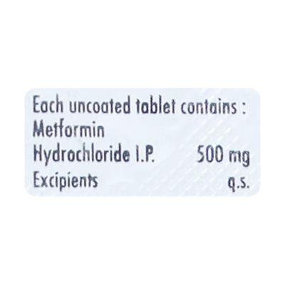 Gluformin 500mg Tablet 10'S - Diabetes-Ant