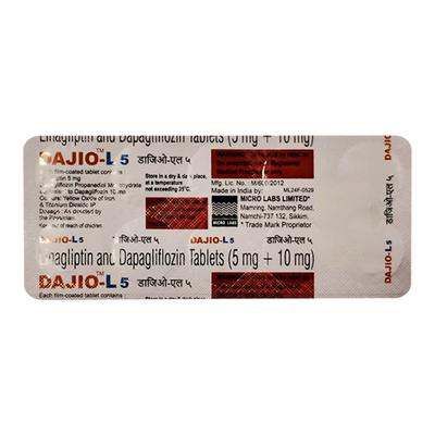 DAJIO L Tablet 10's - Diabetes-Ant