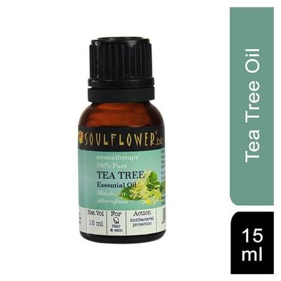 Soulflower Essential Oil - TeaTree 15 ml - Essential Oils