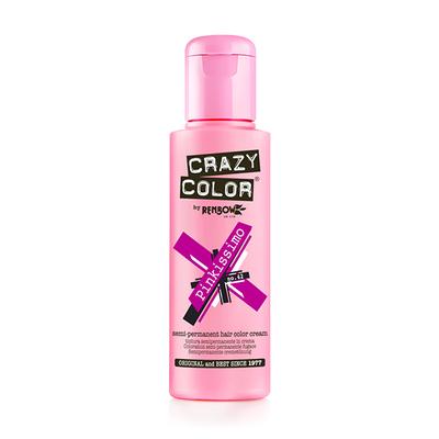 Crazy Color Semi-Permanent Hair Color Cream - Pinkissimo 100 ml - Crème