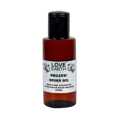 Love Earth Organic Onion Hair Oil 100 ml - Hair Oils