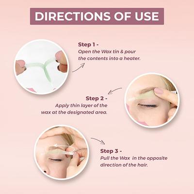 Sanfe Detan & Glo Rose Wax Beans - Rose & Coconut 100 gm - Hair Removal Accessories