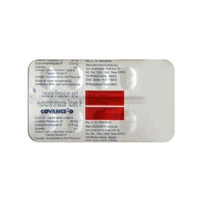 Covance D Tablet 10'S - Hypertension-Ang